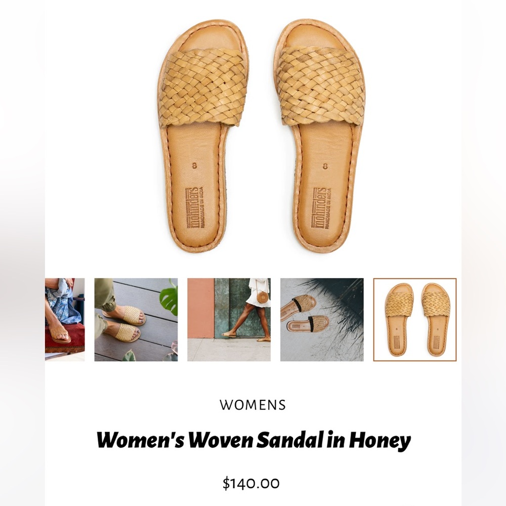 Mohinders woven sandal